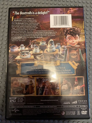 THE BOX TROLLS DVD KIDS ANIMATED - Picture 2 of 2