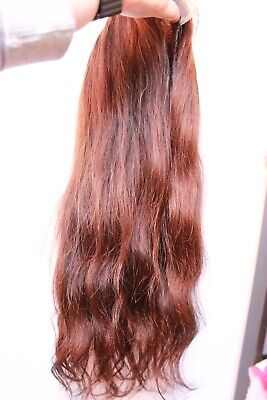 high quality human hair lace front wig auburn brown lace top