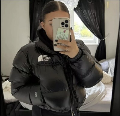 Nuptse Cropped Puffer Jacket 700 | eBay
