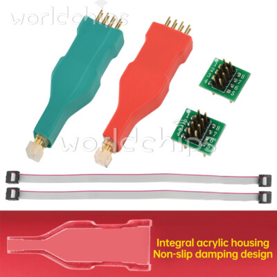 TSSOP8/MSOP8 Chip Spring Pin Burn Read Write Test Probe w/Program Download Cable