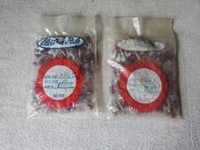 200 10 Red Spade Terminal 22-16 AWG Wire Electrical Connector Fork End Crimp On