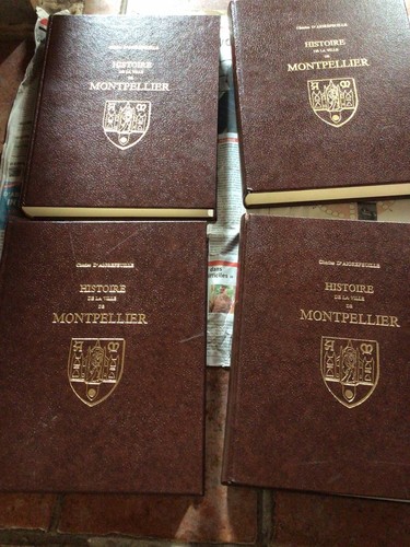 AIGREFEUILLE. Histoire ville de Montpellier. 4 volumes. Complet. Réimpression - Picture 2 of 22
