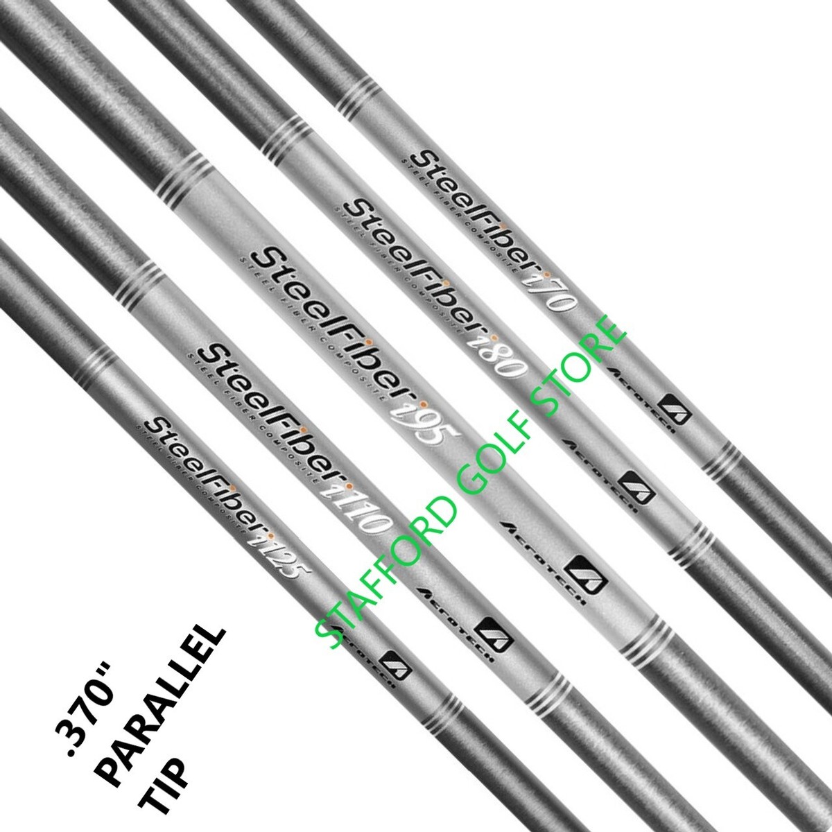 Jeu De Tiges Aerotech Steelfiber Private Reserve I95, Flex Régulier, Graphite