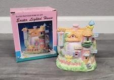 Beachwood LTD - Hotel - Easter Village Hand-Painted Porcelain #28817 (1992)