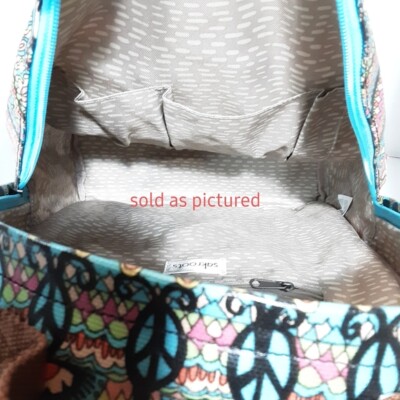 NWT Sakroots Artist Circle Backpack Bag Aqua One World | eBay display picture 1
