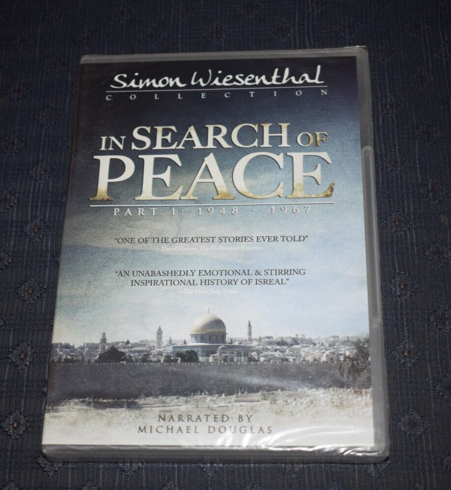 In Search of Peace DVD Movie Film New Sealed UK Release R2 Simon Wiesenthal