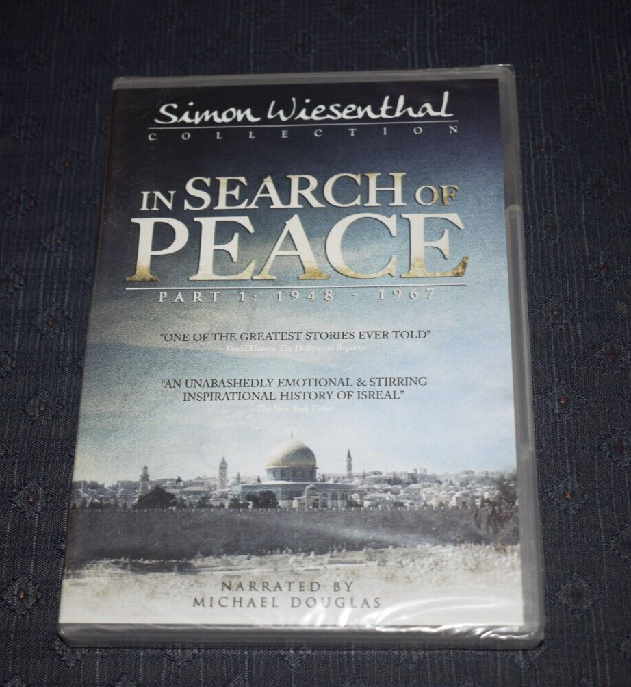In Search of Peace DVD Movie Film New Sealed UK Release R2 Simon Wiesenthal