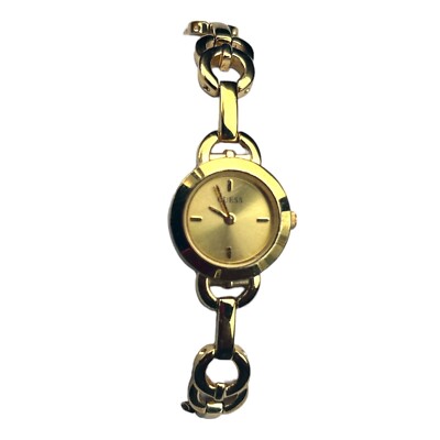 Guess interlocking G skinny gold watch The Gucci Interlocking G watch (YA133206) blends bold  main image 4