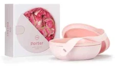 W&P Porter Ceramic Bowl Lunch Container w/ Protective Non-slip Exterior, Blush