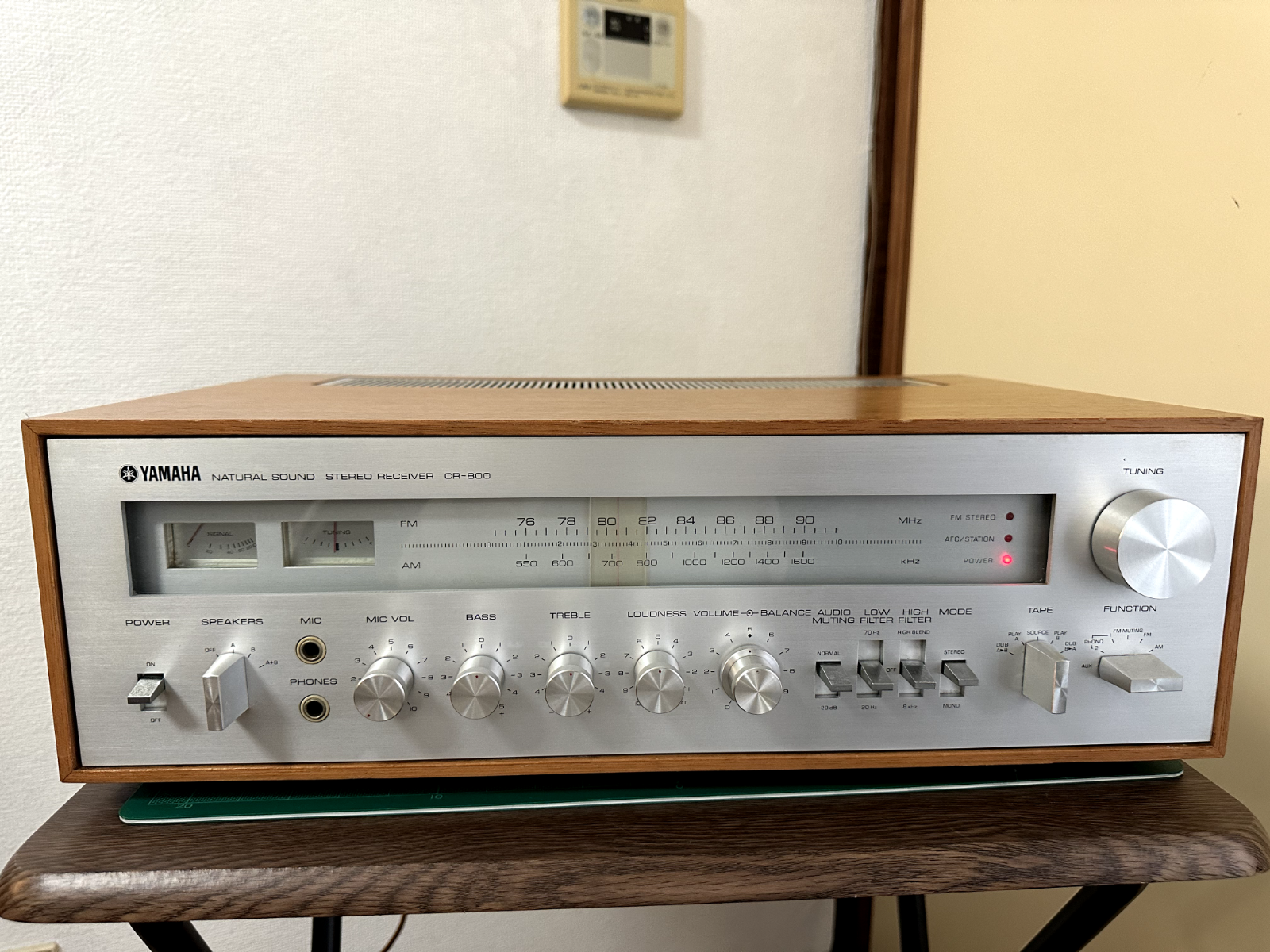 Yamaha CR-800 Natural Sound Stereo Receiver Operation Working Tested②