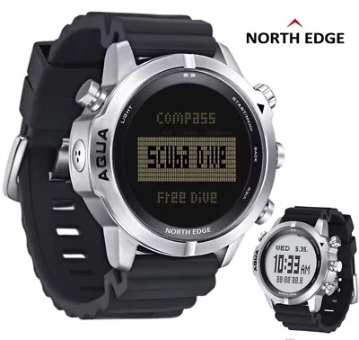 COMPUTER NORTH EDGE NORTH EDGE Digital Diving & Out Door Wrist Watch Computer Scuba & Free Diving