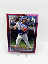 Alexander Albertus 2024 Bowman Chrome Pink Shimmer /199 #BCP-156 Dodgers