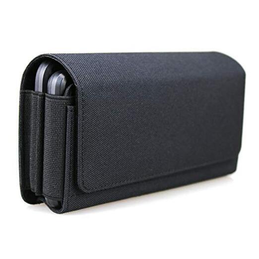Dual Phone Holster Pouch Case for 2 Phones, Double Decker Belt Clip Case for