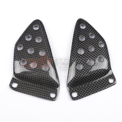 Rear Heel Plates For Buell XB9 XB12 S R  Full Carbon Fiber 100%