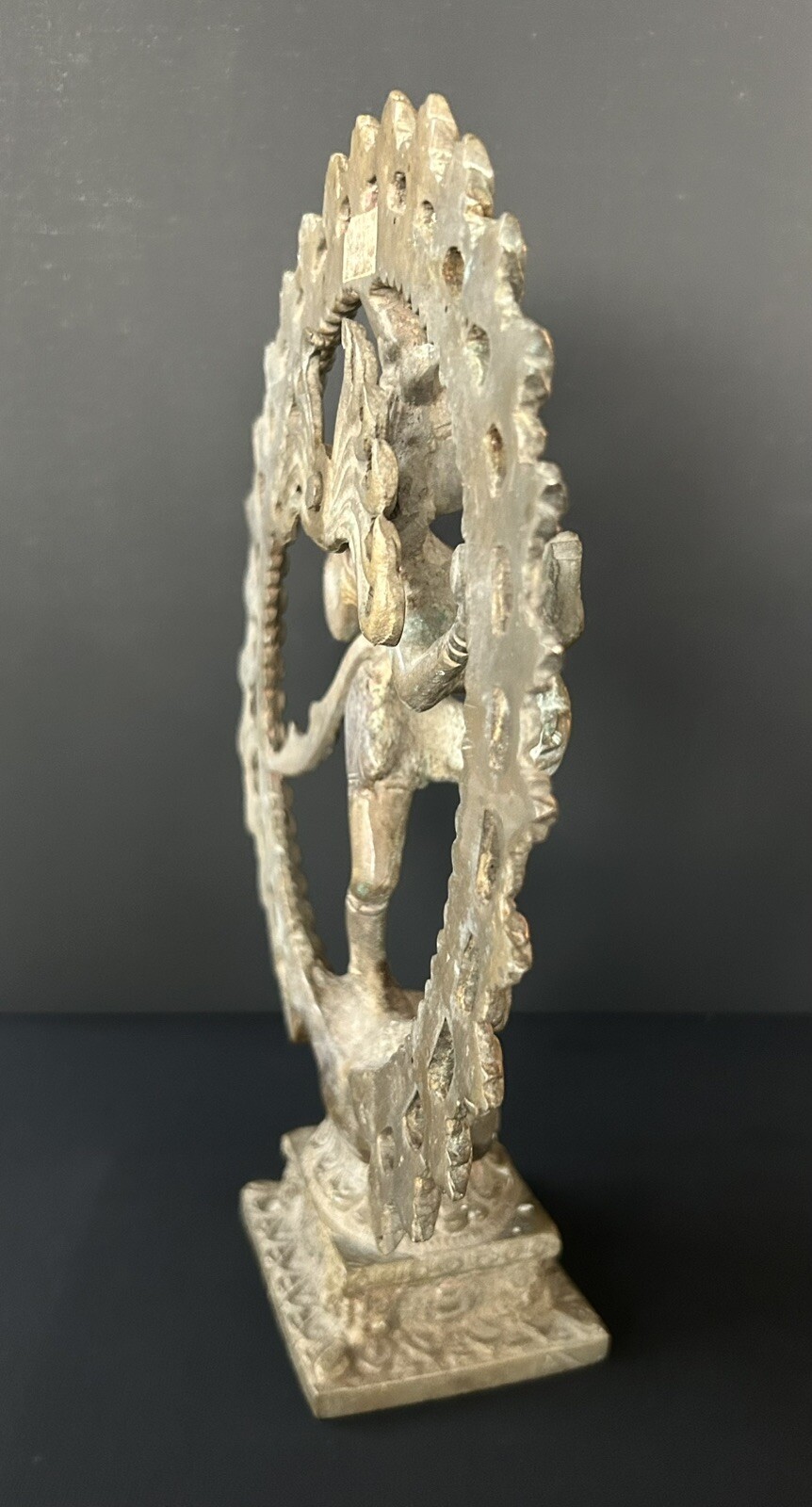 LARGE 11” Dancing Hindu God Shiva Nataraja Bronze Statue Sculpture 5 LBS