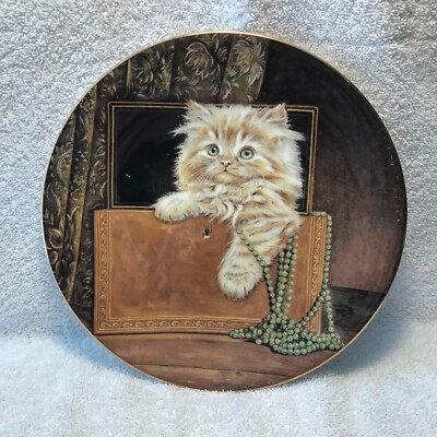 Royal Worcester Kitten Classics Plate Collection 'Purrfect Treasure' 2nd Issue