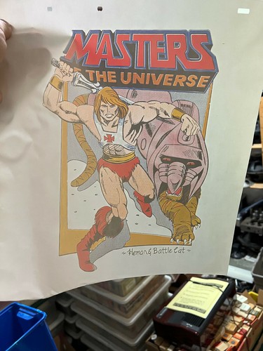 Camiseta He-Man Original Vintage Masters Of The Universe He-Man Calcomanía de Transferencia de Hierro - Imagen 3 de 5