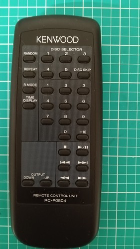 Genuine OEM Kenwood RC-P0504 Remote Control TESTED