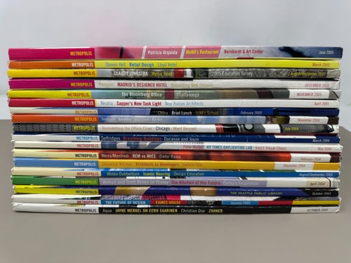 Lot of 18 Metropolis Magazines 2004 Urban Architecture Culture and Design - Picture 2 of 24