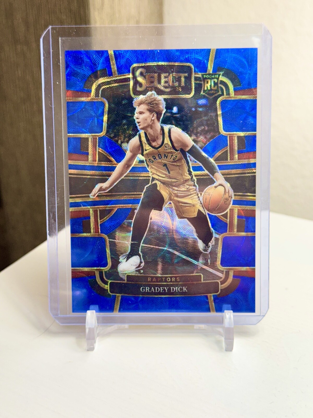 2023-24 Panini Select - Concourse Blue Scope Prizm #90 Gradey Dick (RC) /249