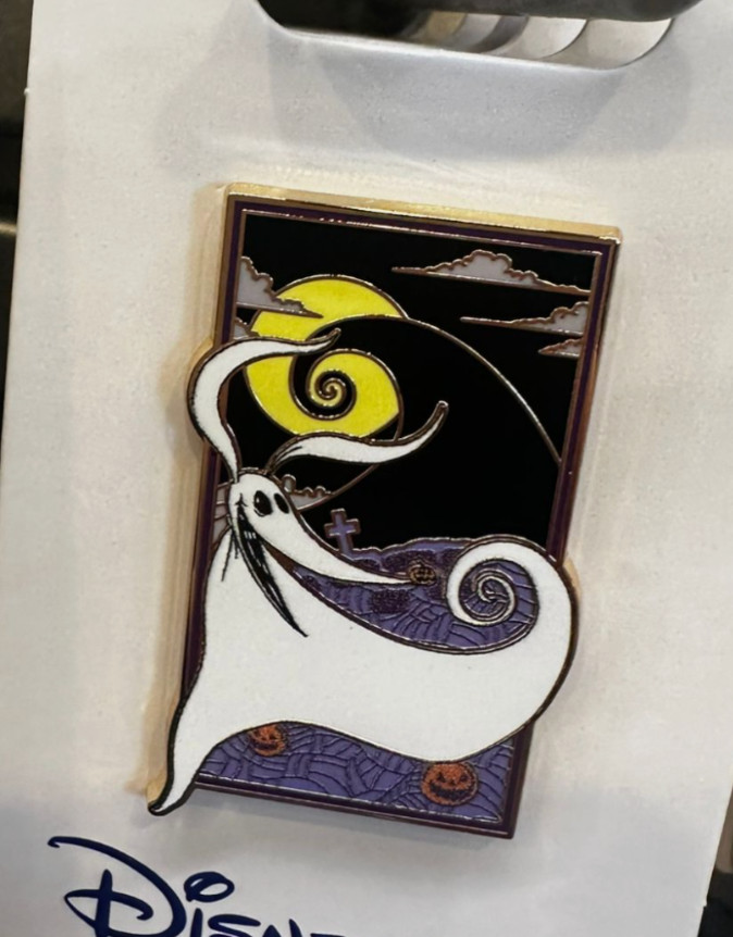 2024 Disney Parks Nightmare Before Christmas Zero Spiral Hill Spotlight OE Pin