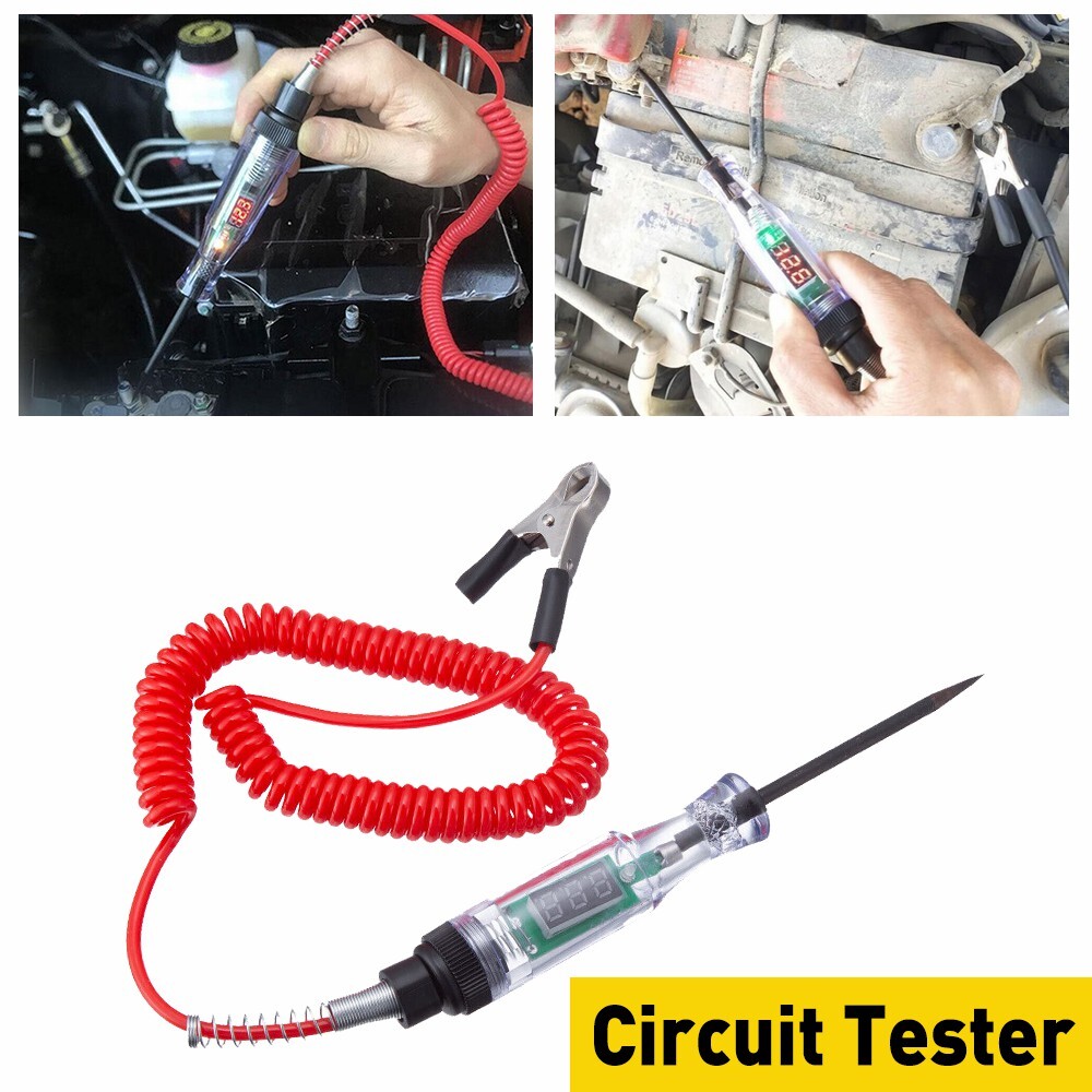 Electrical Circuit Tester Auto Car Circuit Test Pen Dc 6v 12v 24v Light