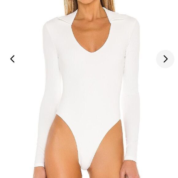 Lovers and Friends Natalie White Bodysuit in Size Small