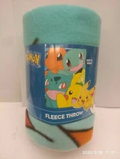 POKEMON PIKACHIU CHARMANDER KID 45" X 60" FLEECE THROW BLANKET SLEEP L@@K