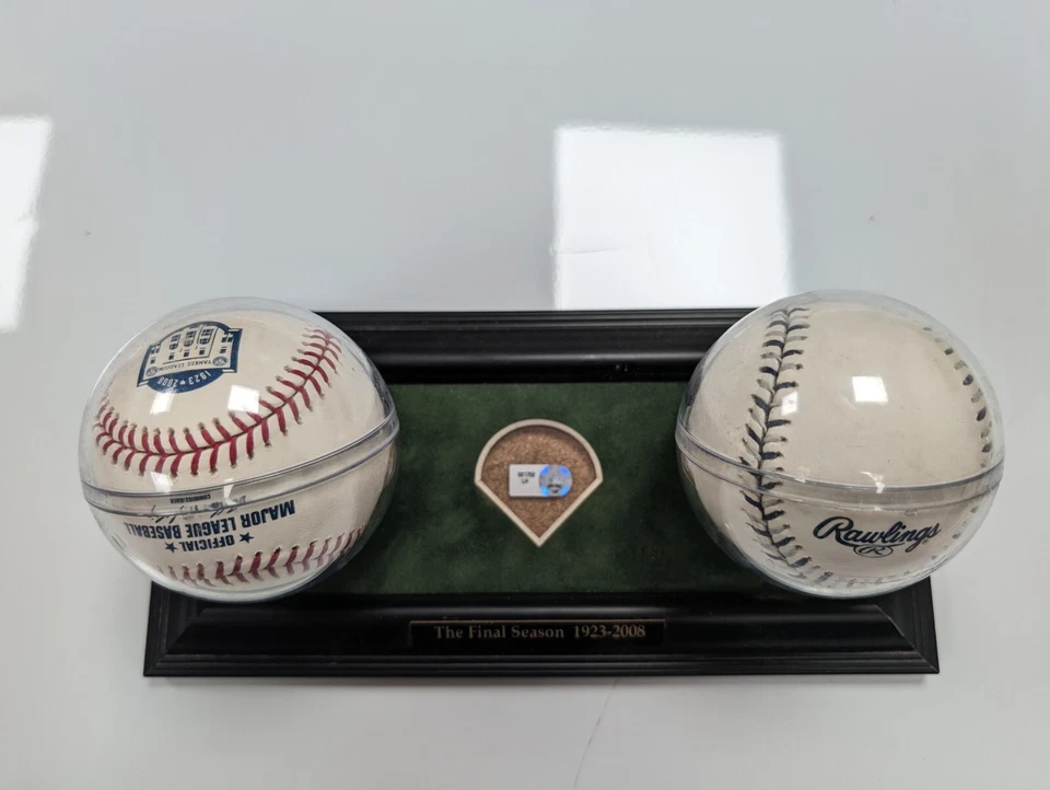 NY Yankee Old Stadium Dirt & All Star Game Baseballs Final Season Auth 190/5000 - Image 2 of 4