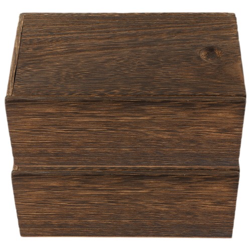 2 Pcs Empty Storage Wooden Box for Jewelry Boxes with Sliding Cases