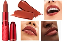 MAC Lusterglass Lipstick SWEETER CINNAMON Lipstick Full Size 0.10 oz NIB