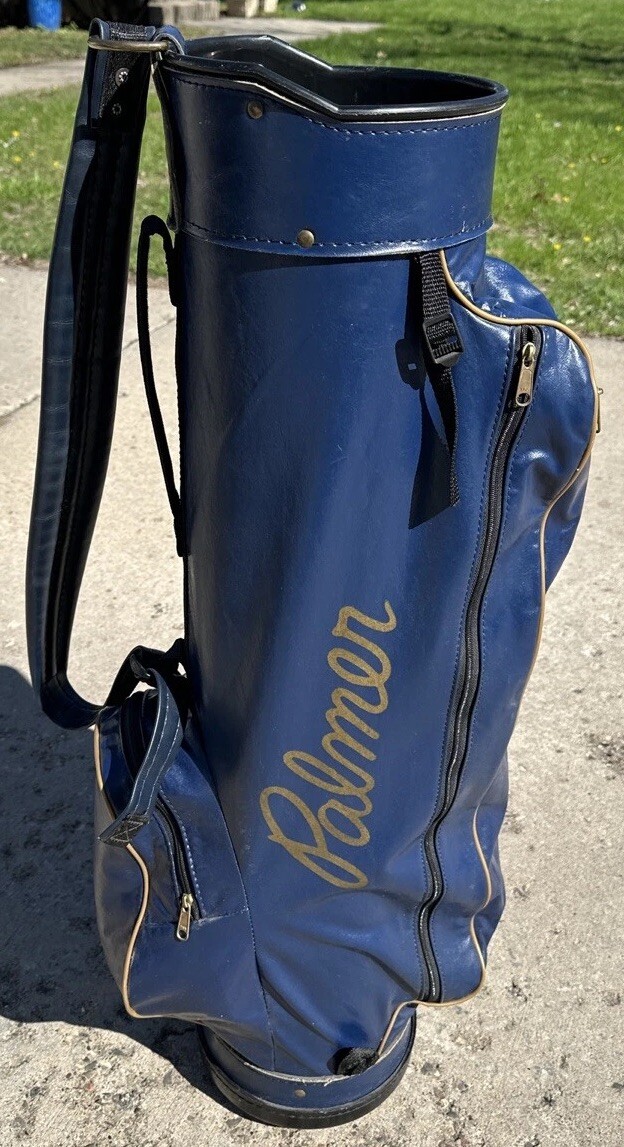 Arnold Palmer Golf  バッグ Vintage Arnold Palmer Carry Golf Bag Blue & Gold Made In USA