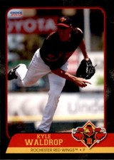 2012 Rochester Red Wings Choice #33 Kyle Waldrop Knoxville Tennessee TN Card