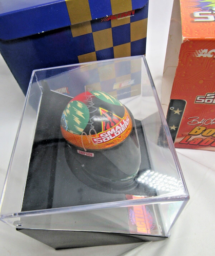 Bobby Labonte NASCAR Simpson small Crash Helmet action 1/4 - Picture 3 of 11