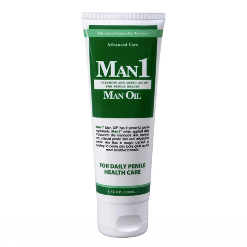 Man1 Man Oil Penile Health Cream  4 FL OZ (120 ML)