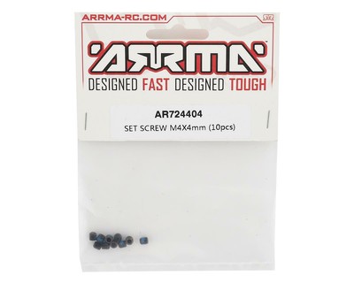 ARRMA AR724410 Schraubenset M4 X 10 Mm – 10 Stück, Hochwertiger Stahl Für RC Modellbau & Reparaturen