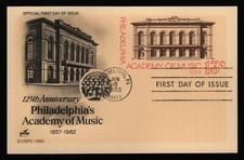 #UX96 13c Philadelphia Academy of Music, Art Craft FDC **ANY 5=FREE SHIPPING**