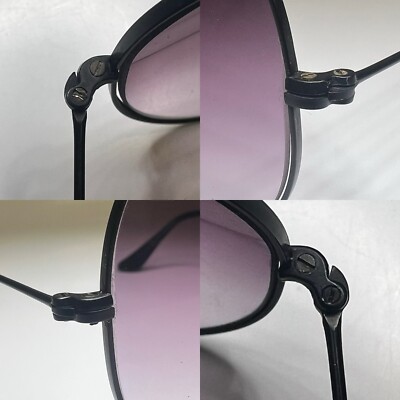 Vintage B&L Bausch & Lomb USA Mirage Large 65mm Purple Aviator Sunglasses Vintage B&L Bausch & Lomb USA Mirage Large 65mm Purple  main image 4