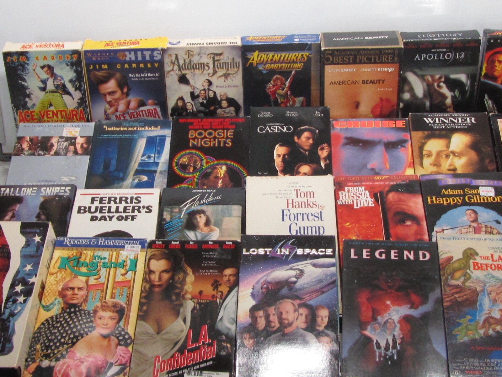 VHS Tapes Assorted Titles