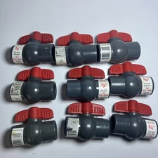 9 B&K ProLine 3/4 in. PVC  Solvent Slip Ball Valve Full Port -150 PSI 107-604
