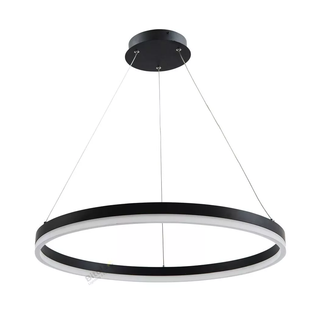 Black ring pendant light outlet