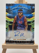 2024-25 Topps Inception #MLMRH Rip Hamilton Memory Lane Marks Auto 01/25 Pistons
