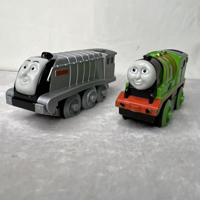 Lot 2 Thomas & Friends Metal Die Cast Spencer Percy Train Cars Magnetic