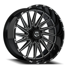 1 Tis 20x9 5x5.00 5x5.50 00 547bm 2.0 Gloss Black Milled Wheel Rim