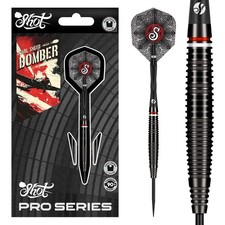 Shot Pro Series Carl Sneyd Steel Tip Dart Set-90 Tungsten Barrels-23gm
