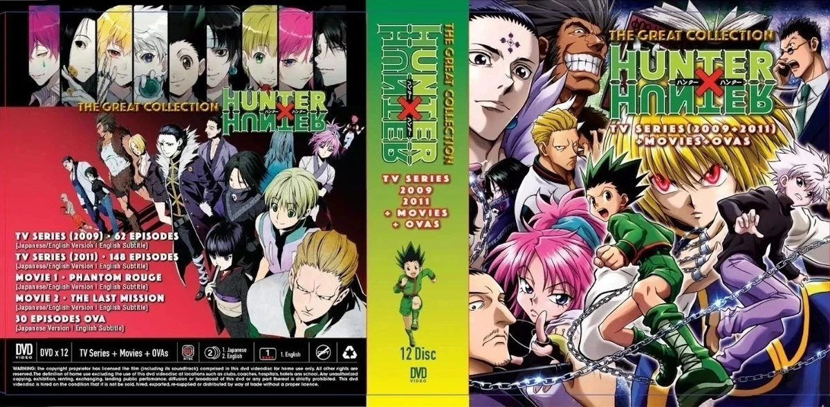 Preços baixos em Conjunto de Caixa animação Hunter × Hunter DVDs e