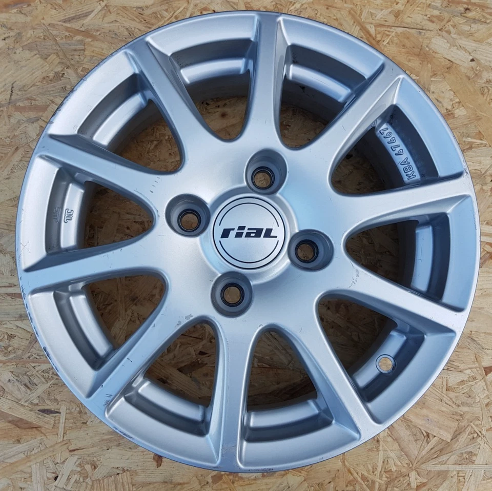 Rial Alufelge Ford Fiesta Fokus Fusion Ka+ Mondeo 5,5Jx14 4x108 ET43 KBA 47467 - Bild 1 von 4