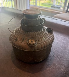 Antique Brass Portable Kerosene Heater
