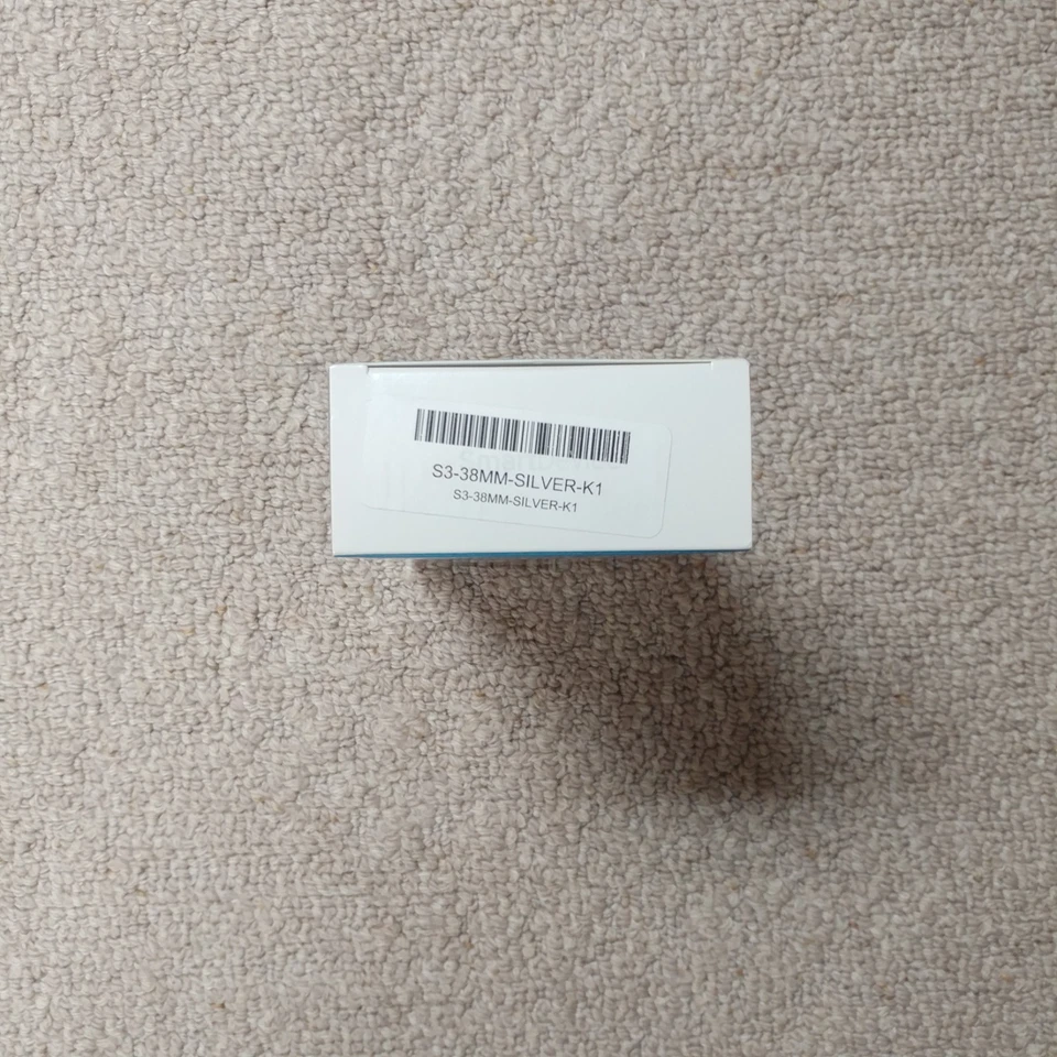 Apple Watch Series 3 38mm Silver with White/Fog Band GPS - New, Open Box - Image 3 of 3