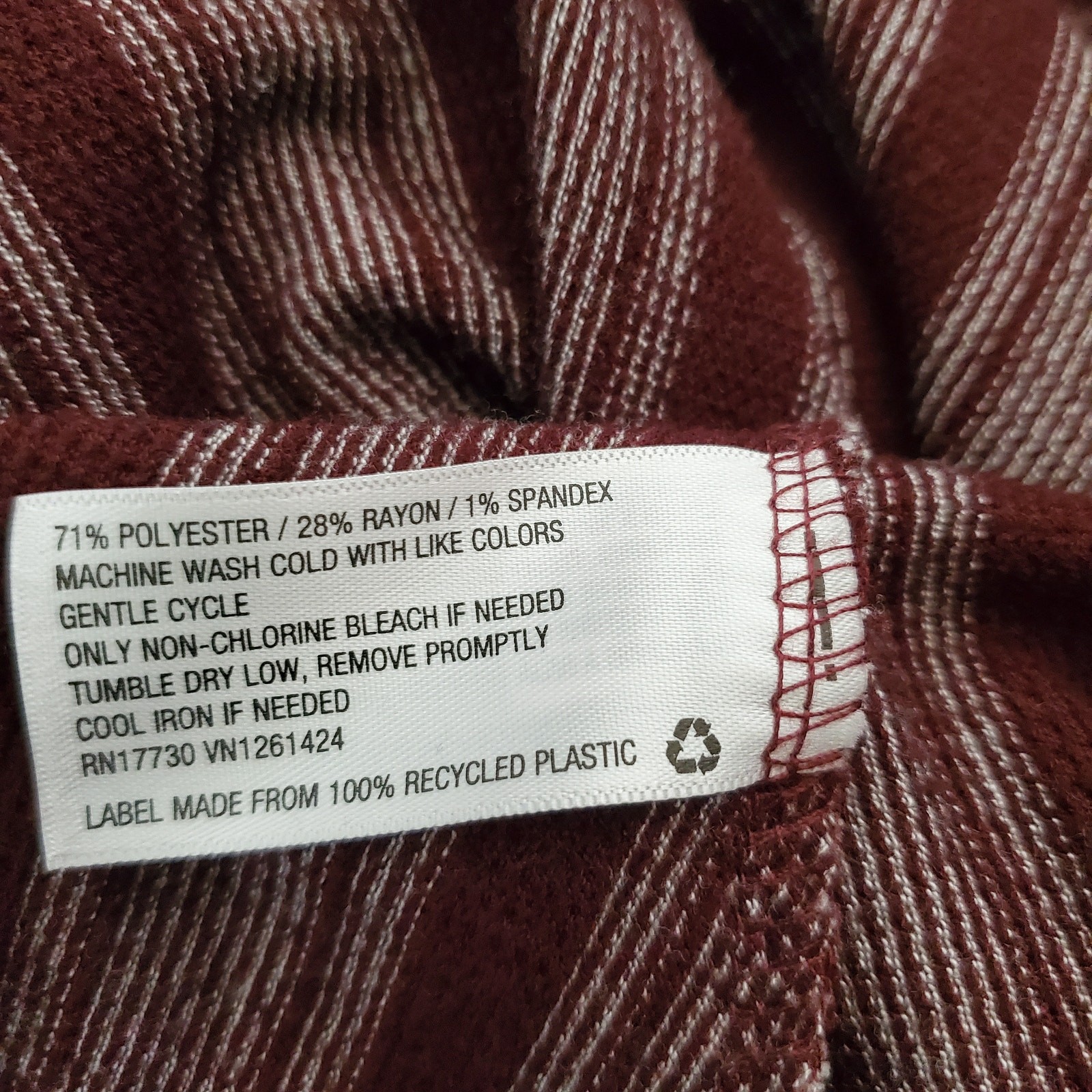 Universal Thread Burgundy Striped Mini Dress Wome… - image 5